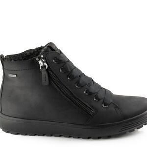 ECCO Women's Soft 7 TRED Black High-Top Sneaker Gore-TEX Waterproof Size EU 40